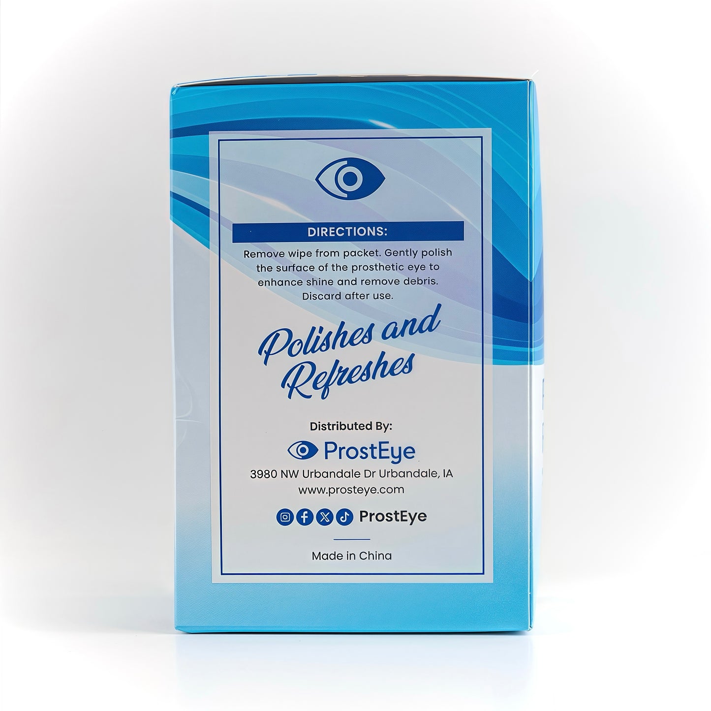 Prosthetic Eye Wipes